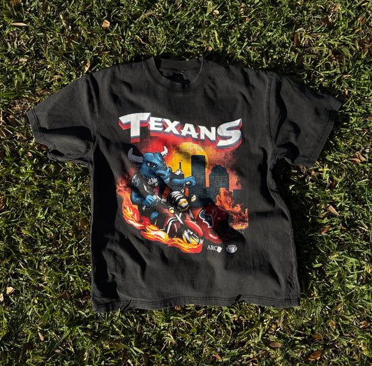 1Arcetich “Texans Toro” T-Shirt (Vintage Black)